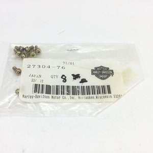 NOS Genuine Harley Choke Cable Bracket Screw with Washer 8 Pack 27304-76