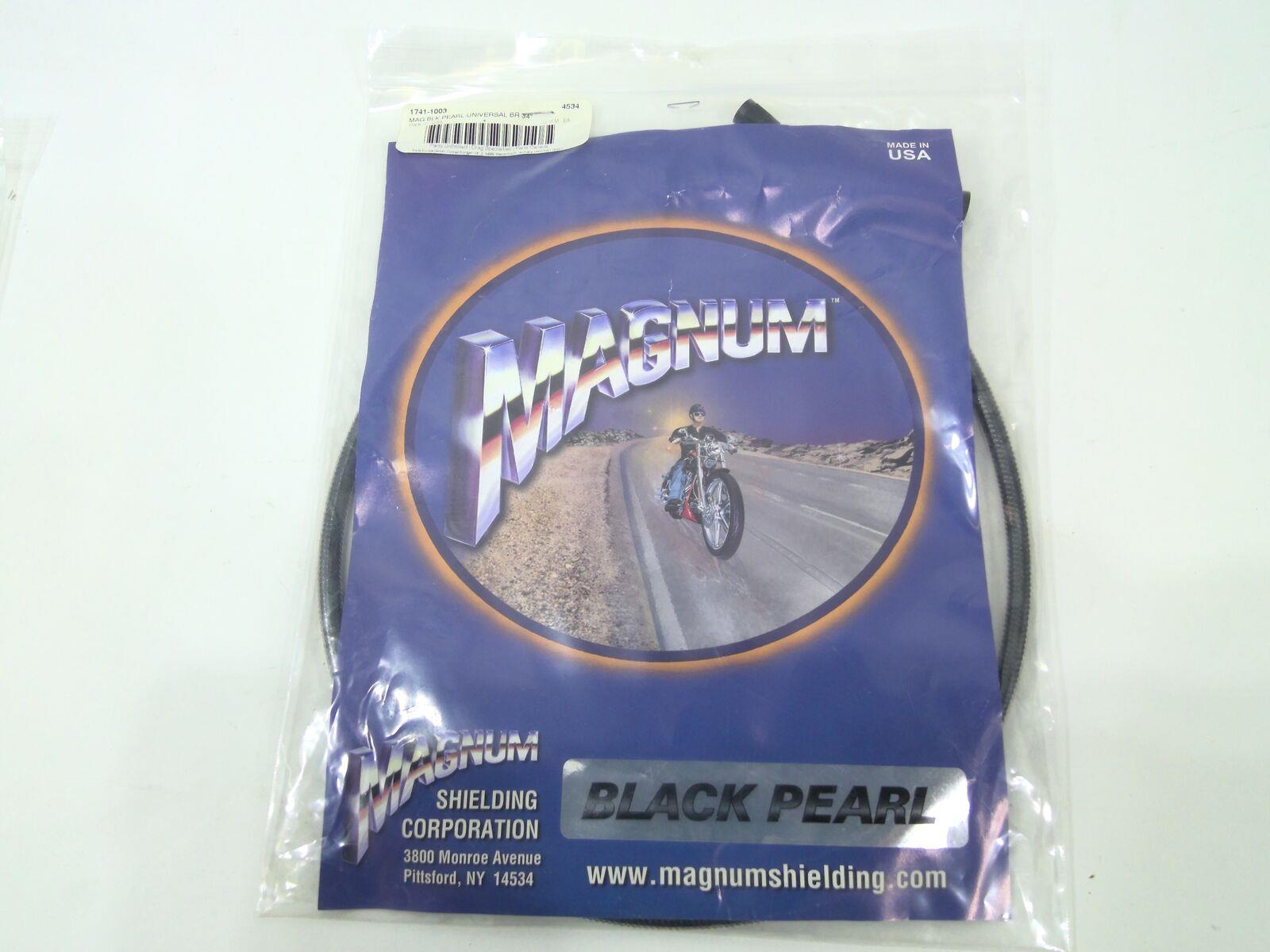 NEW Magnum Braided Universal Brake Line Black Pearl 34