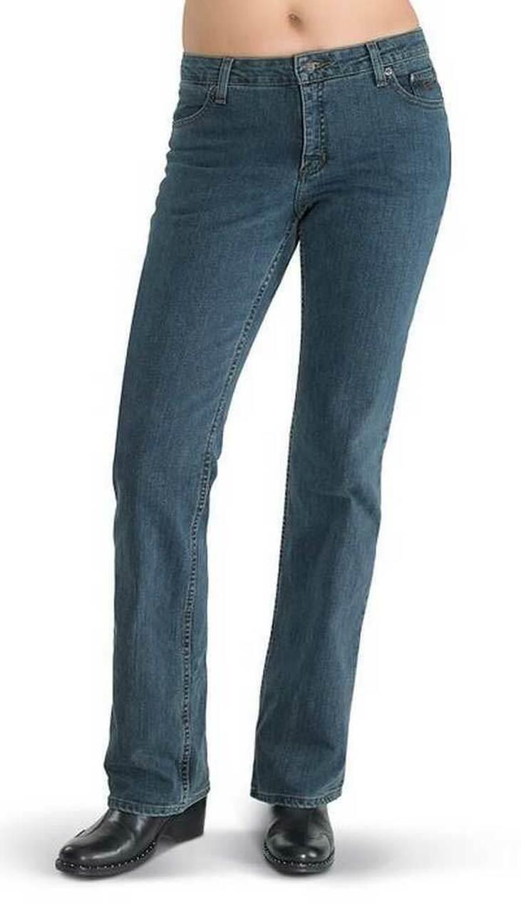 New Harley Women s Mid Rise Medium Indigo Bootcut Jeans Size 24 99113