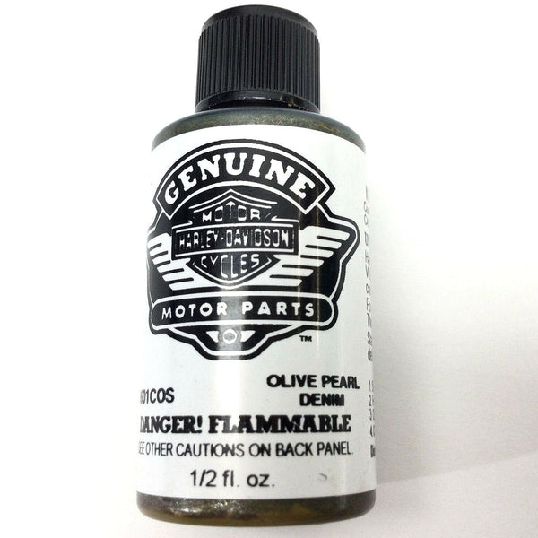 Genuine OEM HARLEY DAVIDSON Touch Up Paint Olive Pearl Denim 98601COS
