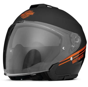NEW Harley Maywood II Sun Shield H33 Black 3/4 Helmet SZ Small 98158-22VX/000S