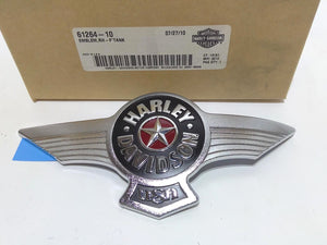 NOS Genuine Harley 2010-2017 Fat Boy Right Tank Emblem Badge 61264-10