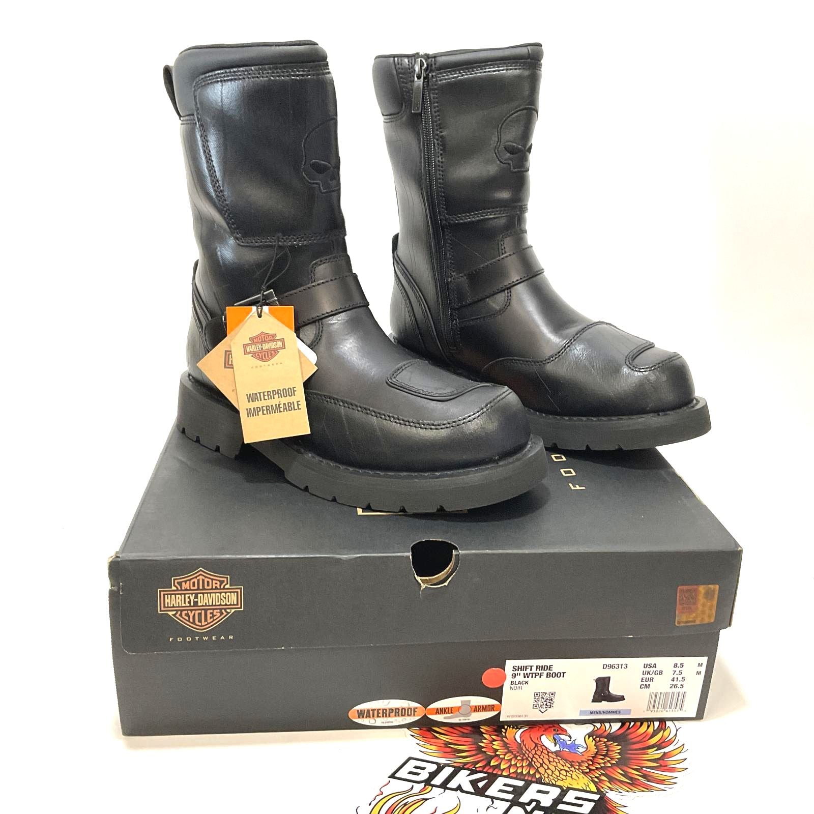 NEW Harley Mens Size 8.5 Shift Ride 9
