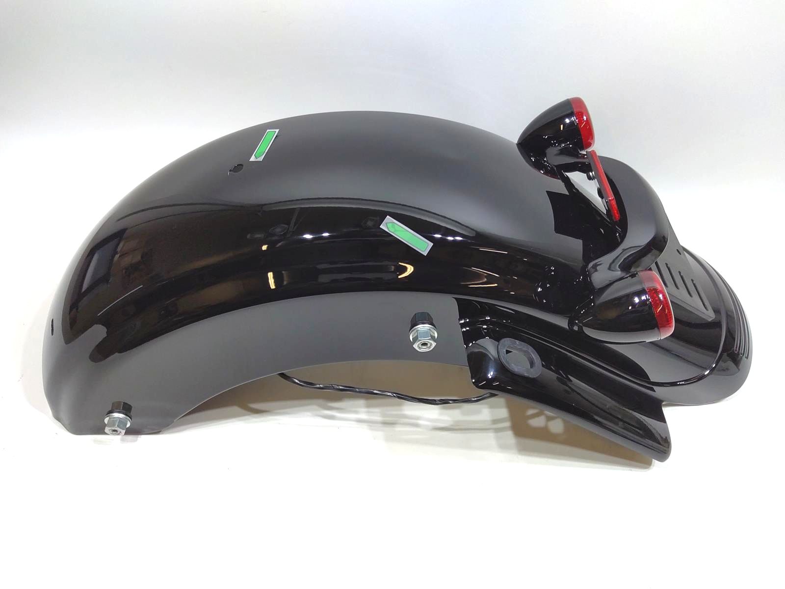 Genuine Harley Vivid Black FLTRXS Rear Fender W/Fascia Tail Light 60