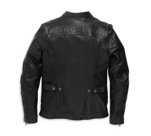 Womans Harley-Davidson Electra Mandarin Studded Leather Jacket Small 97000-22VW