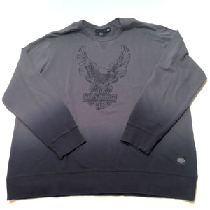NEW Mens Harley-Davidson Ombre Road Captain Eagle Sweatshirt 2XLarge 96024-23VM
