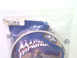 Magnum Chrome 50" Front Brake line 90° 10mm 2004-2014 Harley Sportster 36550SW