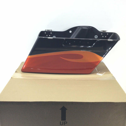 NEW Genuine Harley 2013 CVO TRIBAL ORANGE DARK SLATE Saddlebag Bottom 90200386DQ