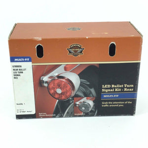 NOS Genuine Harley 2008-2017 Softail LED RED Bullet Turn Signal Kit 67800056