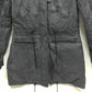 NEW Harley Womens Black Label Leather-Trimmed Parka/Coat Removable Liner XL