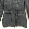 NEW Harley Womens Black Label Leather-Trimmed Parka/Coat Removable Liner XL