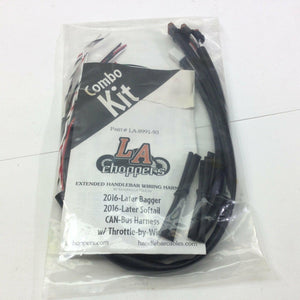 LA Choppers 2016-2024 Touring Softail Handlebar Extension Wiring Kit LA-8991-93