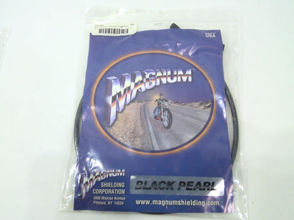 NEW Magnum Braided Universal Brake Line Black Pearl 34" Harley 1741-1003 4534