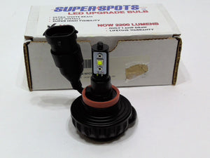 NEW Wixtech Super Spot LED Replacement H9 Bulbs High Beam Bottom 44148