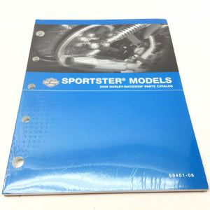 Genuine OEM Harley Davidson Parts Catalog 2006 Sportster Models 99451-06