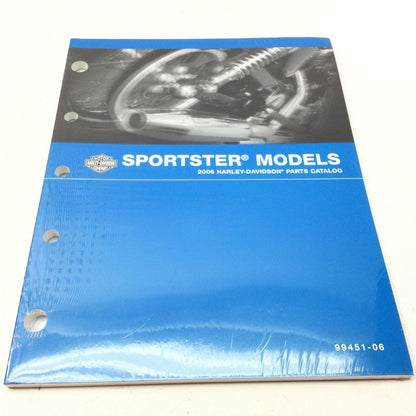 Genuine OEM Harley Davidson Parts Catalog 2006 Sportster Models 99451-06