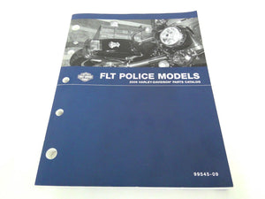 Used Genuine Harley 2009 Police Models Service Parts Catalog 99545-09