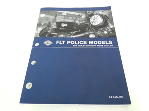 Genuine Harley 2009 Police Models Service Parts Catalog 99545-09
