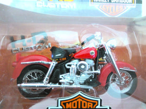New Maisto Harley Authentic Replica 1958 FLH Duo Glide 1:18 Scale Model