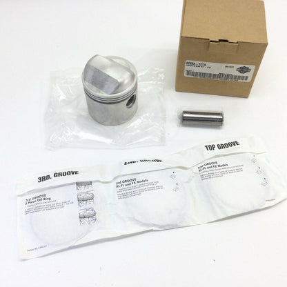 NOS OEM Genuine Harley Davidson Sportster Piston & Ring .10 OS Kit 22253-72TA