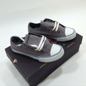 NEW Harley-Davidson® Kid's Rascal Grey Low-Cut Grey Athletic Sneakers Sz 1