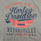 NEW Harley-Davidson Women's Flying High Dolman Gray T-Shirt Small