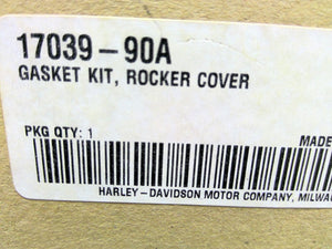 NEW Genuine Harley Sportster Rocker Cover Gasket Kit 1991-1992 XL 17039-90A