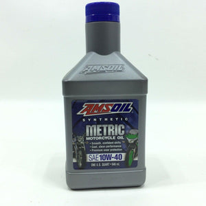 Amsoil Metric Synthetic Motorcycle Oil Honda Yamaha BMW Triumph Suzuki 10W-40