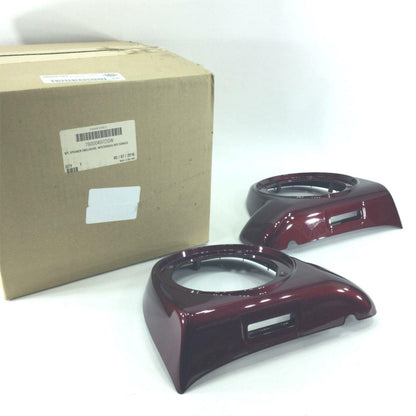 New Genuine Harley 2014-2025 Fairing Speaker Enclosures Red Sunglow 76000497DSW