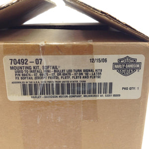 NOS Genuine Harley 2002-17 Softail Motorcycle LED Turn signal Mounting 70492-07