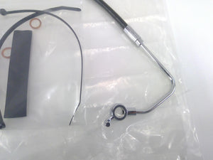 NOS Genuine Harley Brake Line DIAMOND BLACK BRAKELINE KIT ABS MID-489 48947-10