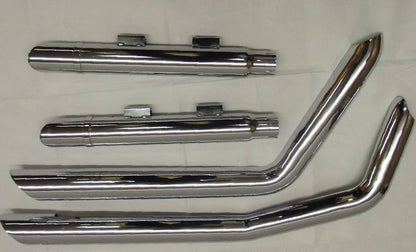 NEW RCX Exhaust 2.5" Super Slip On Mufflers 2007-2011 Softail RCX210C