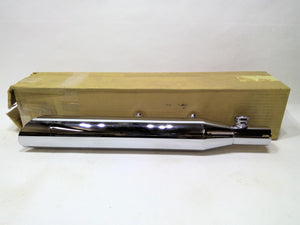 New Genuine Harley 2000-05 Softail FLSTC FXST Right Slash Cut Muffler 80376-00