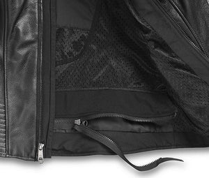 NEW Harley Womens Adraga Waterproof Leather Jacket 3 Vent S 98010-20VW/O000S