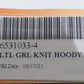 New Harley-Davidson Girls Rose Gold Fleece Hoodie Foil Print Size 4 6521033