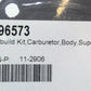 S&S Cycle Super E Carburetor Body Rebuild Kit 11-2906