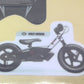 NEW Harley IRONe Balance ebike Bike Black White Graphics Kit 610210
