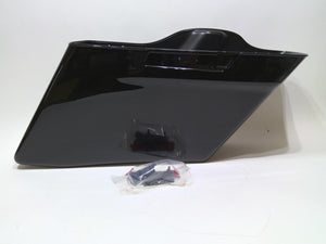 New Harley 2014 Up Extended Saddlebag Bottom Black Jack Metallic 90201611ESC