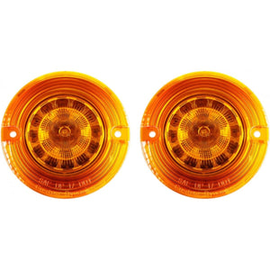 Custom Dynamics ProBEAM LED Amber Flat Turn Signal Harley 1985-2013 PB-A-1157-T