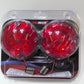 CUSTOM DYNAMICS Harley 1985-2013 Touring SIGNAL INSRT FLAT 1157RED  PB-R-1157-T