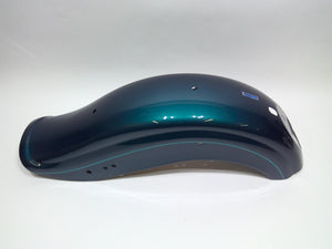 NOS Genuine Harley Dyna WG Rear Fender Luxury Teal W/Pin Stripe 59918-04BJO
