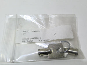 NOS Genuine HARLEY DAVIDSON BARREL KEY SET OEM CODE 3224 71452-91A