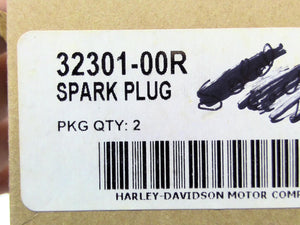 New Genuine Harley 2pc SPARK PLUG 10mm Champion G54V 32301-00R