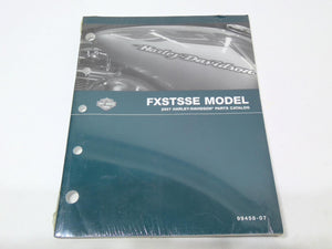 New Genuine Harley 2007 FXSTSSE PARTS CATALOG 99458-07