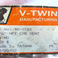 V-Twin Carburetor Vent Fitting Straight 40-0581