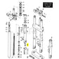 V-Twin Harley 1973 Up Sportster Dyna 5pc Fork Damper Tube Screw 24-0188