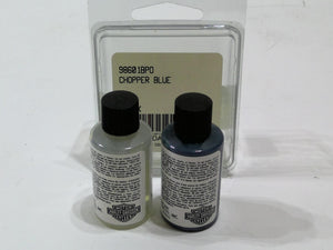 New Genuine Harley TOUCH-UP KIT CHOPPER BLUE with Clear Coat 98601BPO