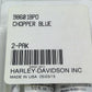 New Genuine Harley TOUCH-UP KIT CHOPPER BLUE with Clear Coat 98601BPO
