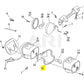 New Genuine Harley 1987-1999 Softail Touring GASKET TAIL LAMP LENS 68027-90