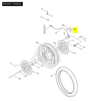 NEW Genuine Harley BRACKET WHEEL SPEED SENSOR ABS 2008 Up Touring 70493-08